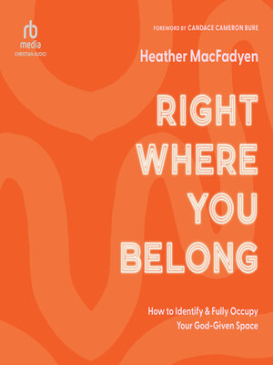 cover image of Right Where You Belong